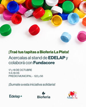 EDELAP se suma a Bioferia La Plata con actividades para toda la familia y una colecta solidaria de tapitas