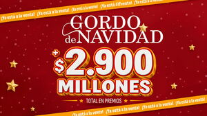 Ya está a la venta el Gordo de Navidad: hay más de $2.900 millones de pesos en premios 