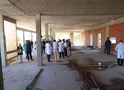San Miguel: avanzan las obras en el Hospital Larcade