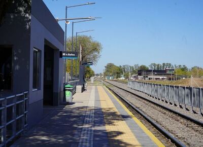 Merlo: se realizó la puesta en valor de la Estación de Mariano Acosta