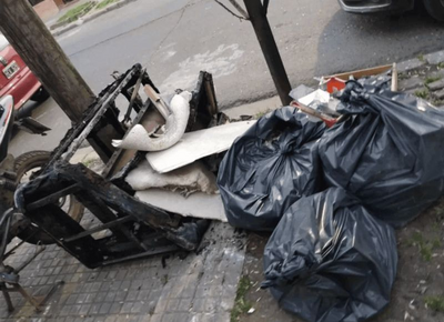 Una platense no pudo pagar la factura de luz, prendió una vela para iluminar y se le incendió el departamento