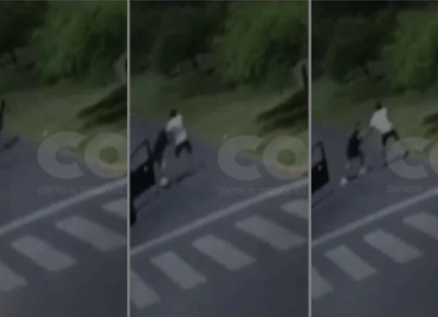 VIDEO | Peleador de MMA a las piñas con dos ladrones para evitar el robo de su auto en La Plata