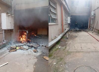 Investigan a dos pacientes por un incendio en el Hospital Alejandro Korn que afectó el área de Terapia Intensiva