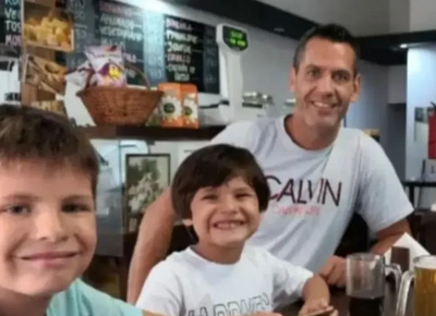 El platense Herman Krause logró por fin revincularse con sus hijos, pero la Justicia lo mantiene varado en Brasil