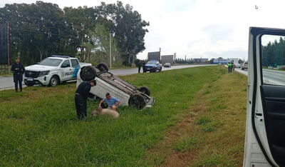 Dos accidentes en la Ruta 2 dejaron dos heridos y generaron demoras hacia la Costa
