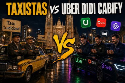 Tensión en La Plata: choferes de Uber denuncian hostigamiento de taxistas
