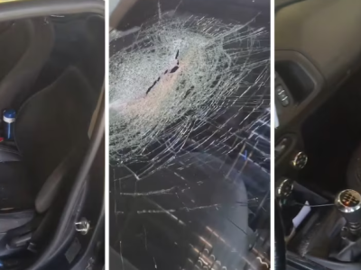 Viajaba por la Autopista Buenos Aires-La Plata y le arrojaron una piedra desde un puente: “No me maté de pedo”