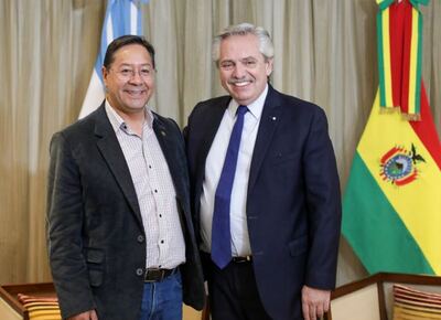Salió de caravana, ¿piensa volver al país? Alberto Fernández se fue a Bolivia a hacer amistades y ver qué le depara