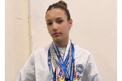 Tiziana Anzovino, la joven platense de 15 años que sueña con representar a Argentina en España