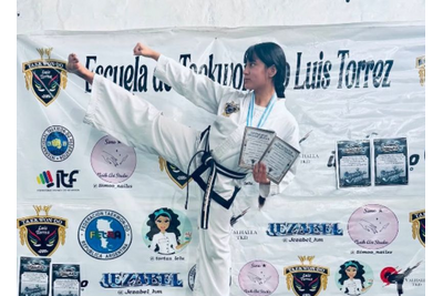 Con apenas 15 años, Simona Trejo ya deja en alto el nombre de La Plata y de Argentina en el taekwondo