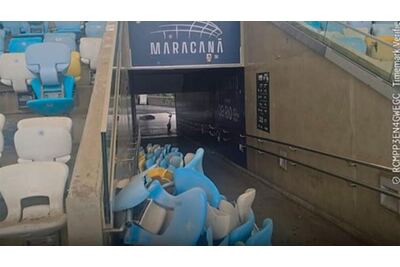 Destrozos en el Maracaná: Flamengo repara el estadio antes de recibir a Estudiantes