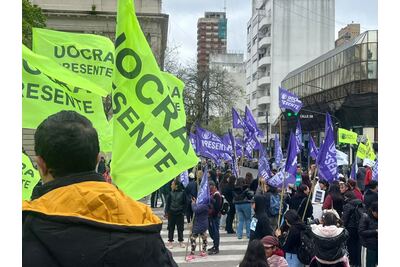 Con apoyo sindical y político, marcharon en La Plata para pedir la libertad de Iván Tobar