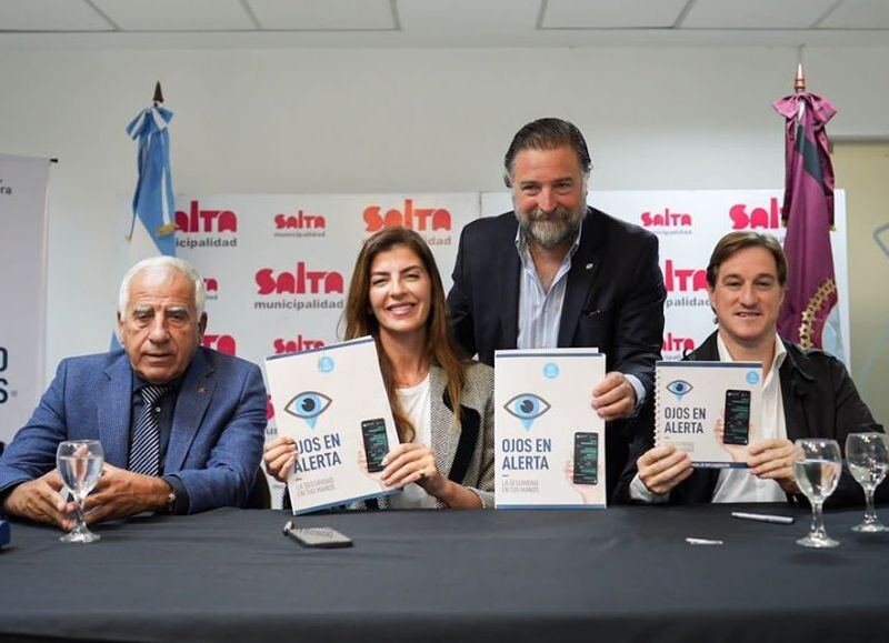 El intendente de San Miguel llevó "Ojos en Alerta" a Salta