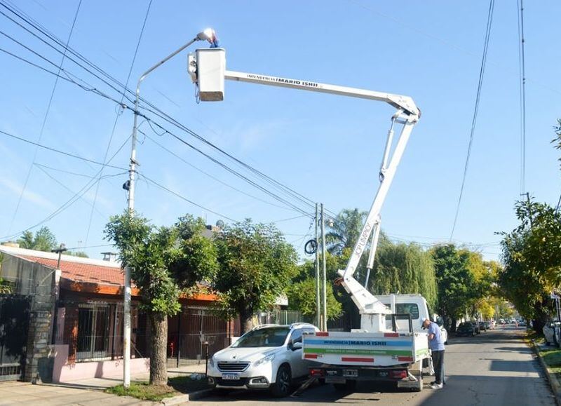 José C. Paz: se colocaron nuevas luces LED en distintos ppuntos de la ciudad