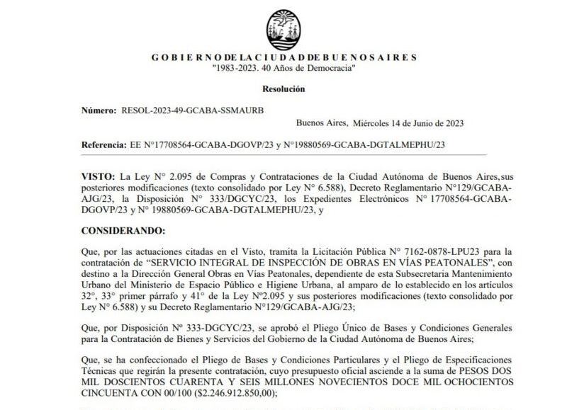 Las prioridades de Larreta: escándalo y sospechas de corrupción rodean millonarias licitaciones de veredas en CABA