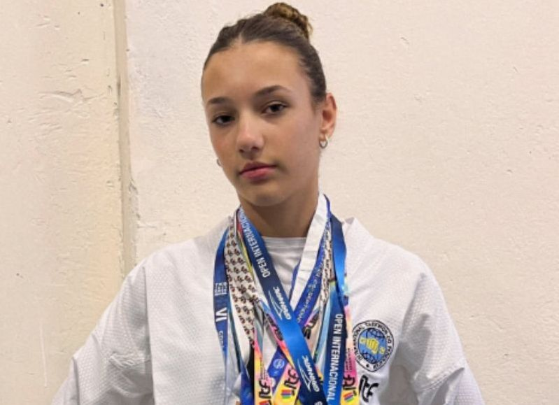 Tiziana Anzovino, la joven platense de 15 años que sueña con representar a Argentina en España