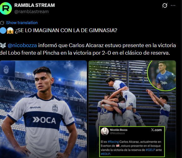 ¿Quién apareció de sorpresa en el bosque e ilusiona a los hinchas de Gimnasia?