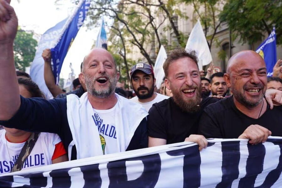 Martín Insaurralde, Federico Otermin y Adrián Santarelli.