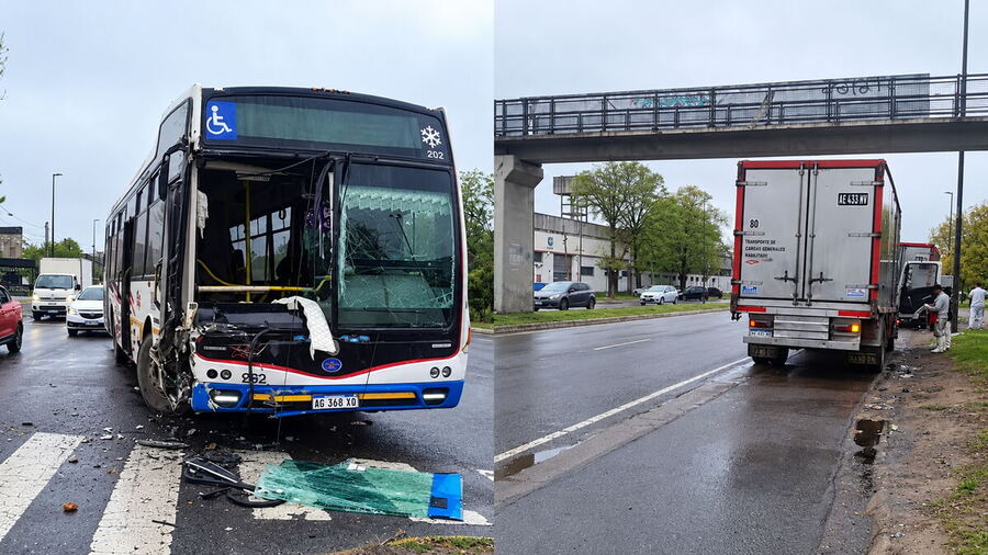 El accidente ocurrió en Camino Centenario y 419. Una ambulancia asistió a los involucrados y confirmó que no había personas heridas.