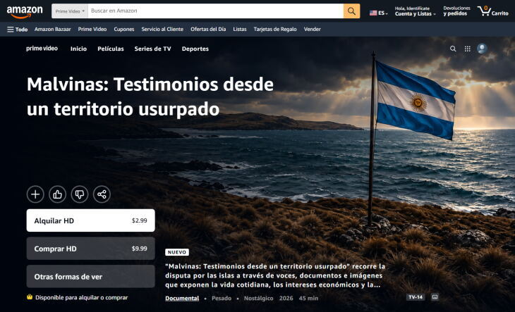 El Grupo platense Realpolitik llega a Amazon Prime Video con su documental sobre las Islas Malvinas
