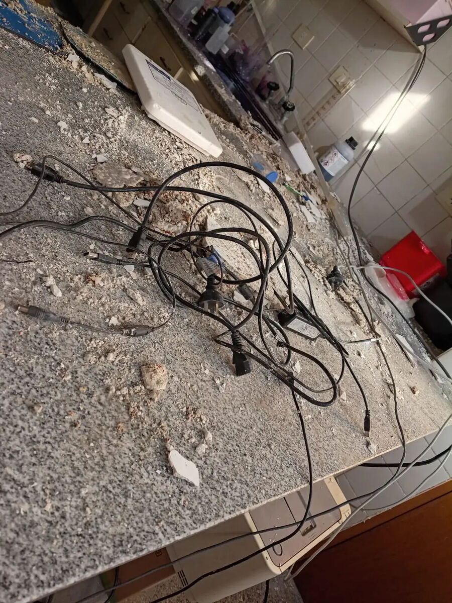 No se reportaron heridos, pero el sector quedó inhabilitado y los estudios clínicos fueron afectados.